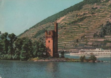 Bingen - Mäuseturm - 1962 Bingen - Mäuseturm - 1962