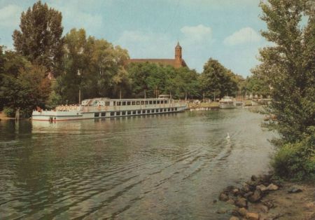 Brandenburg, Havel - Weiße Flotte - MS Aktivist - 1981 Brandenburg, Havel - Weiße Flotte - MS Aktivist - 1981