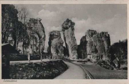 Horn-Bad Meinberg, Exeernsteine - 1953 Horn-Bad Meinberg, Exeernsteine - 1953