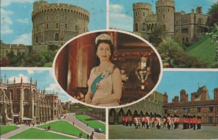Großbritannien - Windsor - Castle, Norman Gateway - 1974 Großbritannien - Windsor - Castle, Norman Gateway - 1974