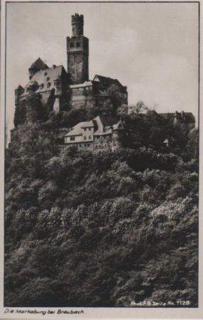 Braubach - Marksburg - ca. 1950 Braubach - Marksburg - ca. 1950