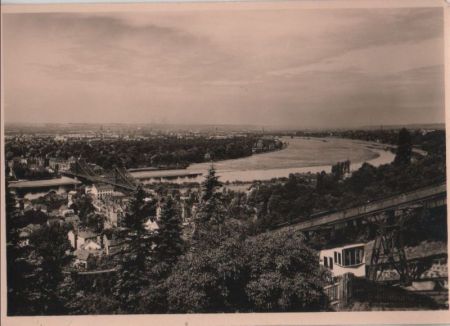 Dresden - Schwebeseilbahn Loschwitz-Oberloschwitz - 1960 Dresden - Schwebeseilbahn Loschwitz-Oberloschwitz - 1960