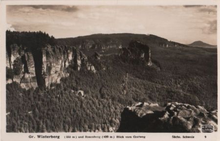 Sächsische Schweiz - Gr. Winterberg - 1938 Sächsische Schweiz - Gr. Winterberg - 1938