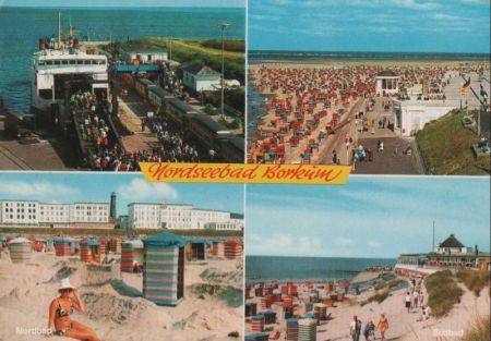 Borkum - mit 4 Bildern - 1984 Borkum - mit 4 Bildern - 1984