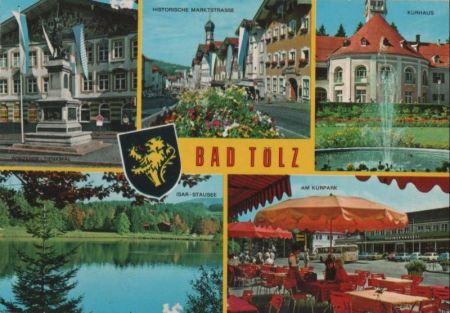 Bad Tölz - u.a. Historische Marktstraße - 1977 Bad Tölz - u.a. Historische Marktstraße - 1977