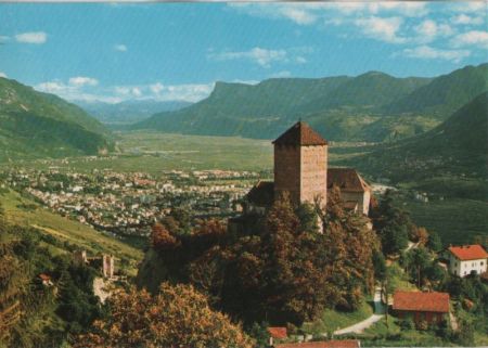 Italien - Meran - Merano - Schloss Tirol und Brunnenburg - ca. 1975 Italien - Meran - Merano - Schloss Tirol und Brunnenburg - ca. 1975