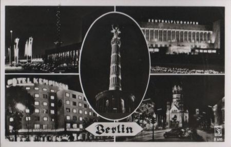 Berlin, Westteil - 5 Teilbilder - 1958 Berlin, Westteil - 5 Teilbilder - 1958