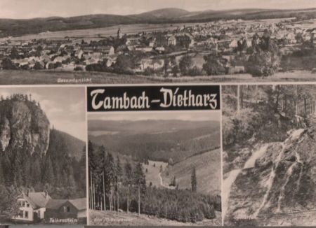 Tambach-Dietharz - u.a. Gesamtansicht - ca. 1980 Tambach-Dietharz - u.a. Gesamtansicht - ca. 1980