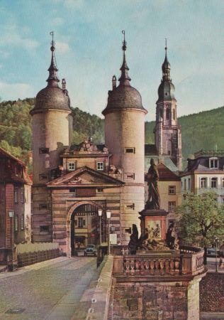 Heidelberg - Brückentor - ca. 1970 Heidelberg - Brückentor - ca. 1970
