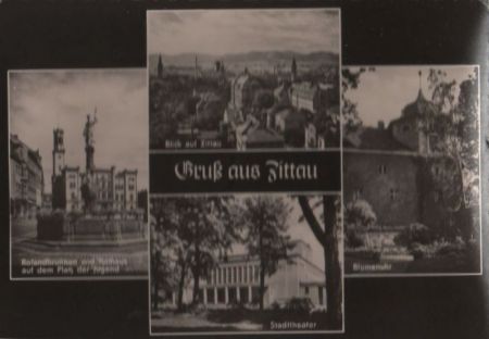 Zittau - u.a. Blumenuhr - 1966 Zittau - u.a. Blumenuhr - 1966