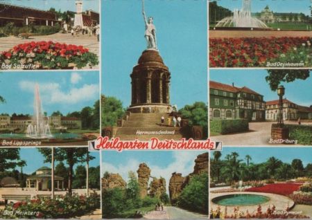 Hermannsdenkmal bei Hiddesen - Heilgarten Deutschlands - 1969 Hermannsdenkmal bei Hiddesen - Heilgarten Deutschlands - 1969
