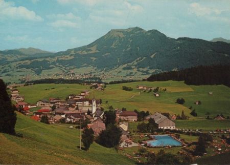 Österreich - Schwarzenberg - gegen Niedere - ca. 1980 Österreich - Schwarzenberg - gegen Niedere - ca. 1980