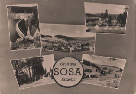 Sosa - mit 5 Bildern - ca. 1965 Sosa - mit 5 Bildern - ca. 1965