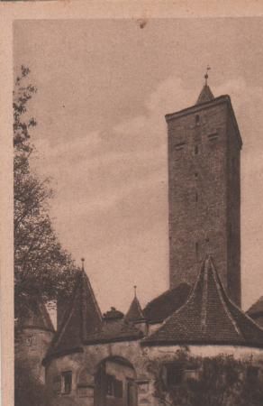 Rothenburg Tauber - Burgtor - ca. 1935 Rothenburg Tauber - Burgtor - ca. 1935
