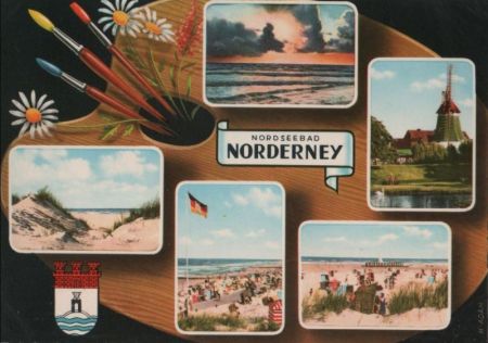 Norderney - mit 5 Bildern - ca. 1970 Norderney - mit 5 Bildern - ca. 1970