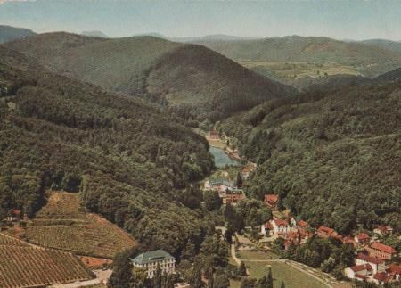 Bad Bergzabern - Bergzabern Kurtal - Luftbild - 1964 Bad Bergzabern - Bergzabern Kurtal - Luftbild - 1964