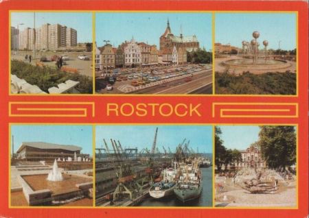 Rostock - u.a. Überseehafen - ca. 1985 Rostock - u.a. Überseehafen - ca. 1985