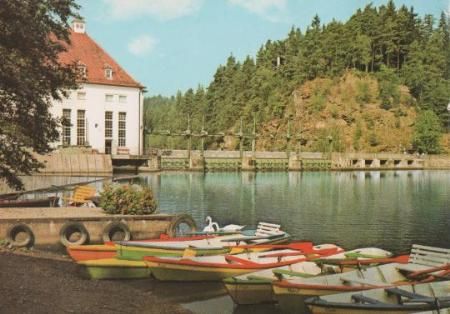Höllsteinsee bei Viechtach - ca. 1975 Höllsteinsee bei Viechtach - ca. 1975