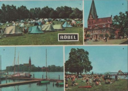 Röbel - u.a. Rathaus - 1968 Röbel - u.a. Rathaus - 1968