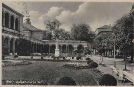 Bad Kissingen - Kurgarten - 1933 Bad Kissingen - Kurgarten - 1933