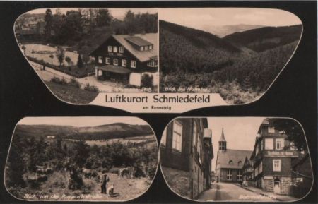 Schmiedefeld - u.a. Bahnhofstraße - 1975 Schmiedefeld - u.a. Bahnhofstraße - 1975