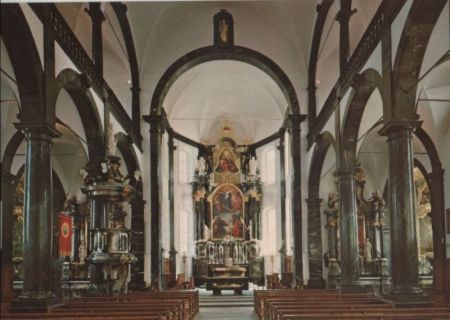 Schweiz - Sachseln - Inneres der Wallfahrtskirche - ca. 1985 Schweiz - Sachseln - Inneres der Wallfahrtskirche - ca. 1985