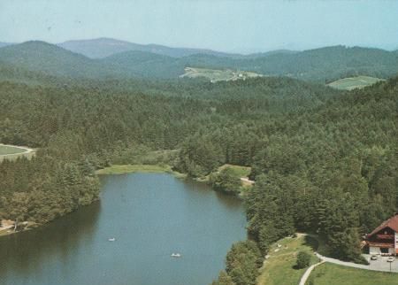 Tittling - Rothau Pension Seehof Luftbild - ca. 1975 Tittling - Rothau Pension Seehof Luftbild - ca. 1975
