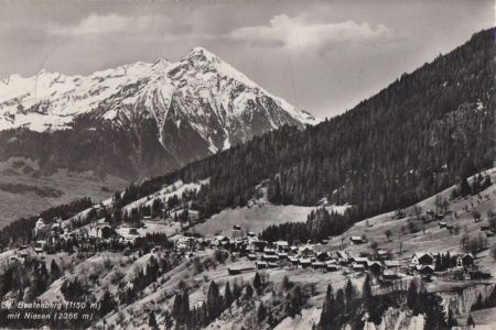Schweiz - Beatenberg - mit Niesen - 1960 Schweiz - Beatenberg - mit Niesen - 1960