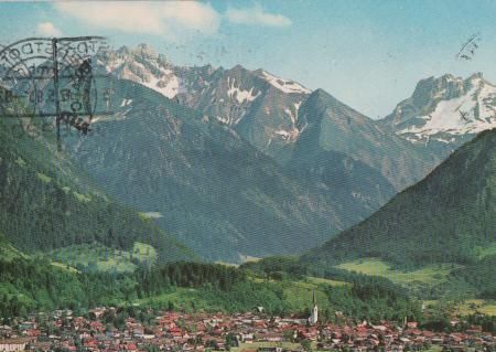 Oberstdorf mit Fürschießer - ca. 1985 Oberstdorf mit Fürschießer - ca. 1985
