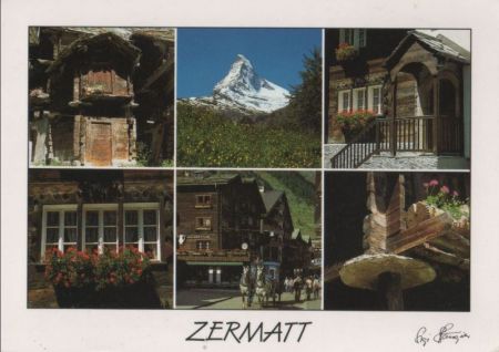 Schweiz - Zermatt - Dorfidylle - 1996 Schweiz - Zermatt - Dorfidylle - 1996