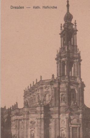 Dresden - Kath. Hofkirche - ca. 1935 Dresden - Kath. Hofkirche - ca. 1935