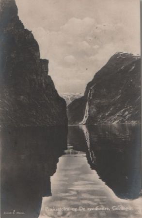Norwegen - Geiranger - Praekestolen - 1929 Norwegen - Geiranger - Praekestolen - 1929