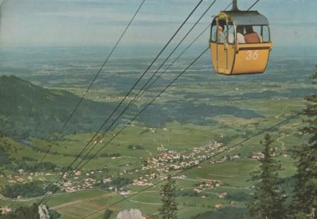 Aschau von Kampenwand-Seilbahn - ca. 1975 Aschau von Kampenwand-Seilbahn - ca. 1975