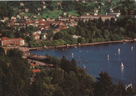 Frankreich - Gerardmer - Vue generale du Lac et de la Ville - 1990 Frankreich - Gerardmer - Vue generale du Lac et de la Ville - 1990