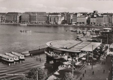 Hamburg - Alsterpavillon - 1954 Hamburg - Alsterpavillon - 1954