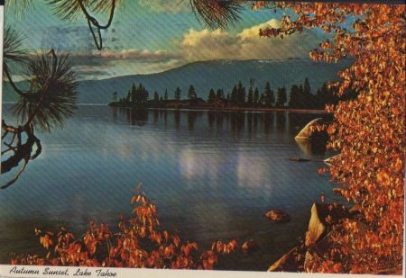 USA - Lake Tahoe - Autumn Sunset - 1981 USA - Lake Tahoe - Autumn Sunset - 1981