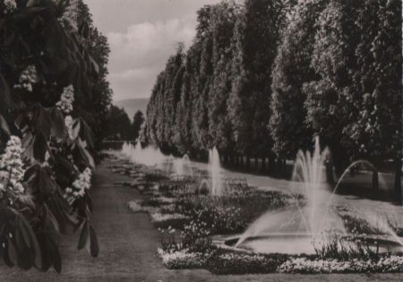 Bad Pyrmont - Fontänenallee - 1957 Bad Pyrmont - Fontänenallee - 1957