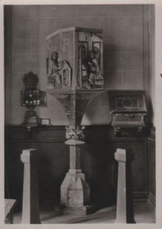 Wittenberg - Lutherhaus, Kanzel - ca. 1950 Wittenberg - Lutherhaus, Kanzel - ca. 1950