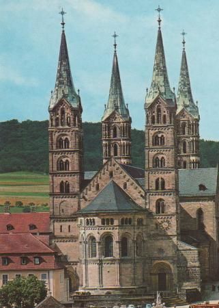 Bamberg - Dom von Osten - 1992 Bamberg - Dom von Osten - 1992