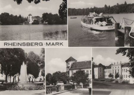 Rheinsberg - 5 Teilbilder - 1982 Rheinsberg - 5 Teilbilder - 1982