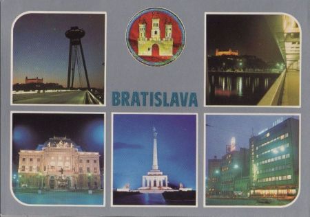 Slowakei - Bratislava - mit 5 Bildern - ca. 1985 Slowakei - Bratislava - mit 5 Bildern - ca. 1985