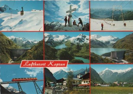 Österreich - Kaprun - 9 Teilbilder - 1977 Österreich - Kaprun - 9 Teilbilder - 1977