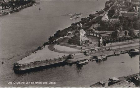 Koblenz - Deutsches Eck - ca. 1940 Koblenz - Deutsches Eck - ca. 1940