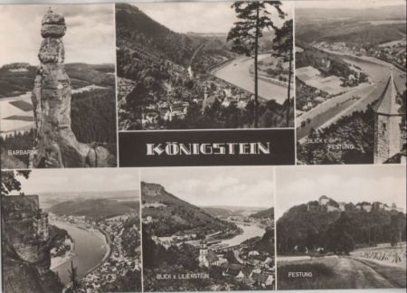 Königstein - 6 Teilbilder - 1966 Königstein - 6 Teilbilder - 1966