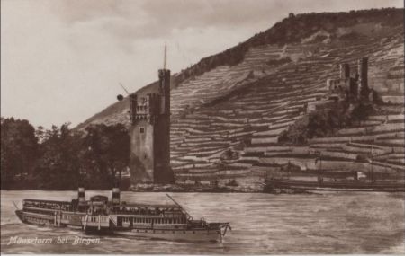Bingen - Mäuseturm - ca. 1935 Bingen - Mäuseturm - ca. 1935