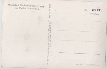 Markneukirchen - mit Paulus Schlösschen Markneukirchen - mit Paulus Schlösschen
