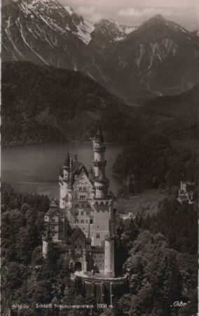 Schwangau Neuschwanstein - mit Hohenschwangau - 1959 Schwangau Neuschwanstein - mit Hohenschwangau - 1959
