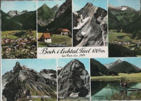 Österreich - Bach - u.a. Wetterspitze - 1965 Österreich - Bach - u.a. Wetterspitze - 1965