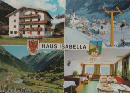 Österreich - Sölden - Haus Isabella - ca. 1975 Österreich - Sölden - Haus Isabella - ca. 1975