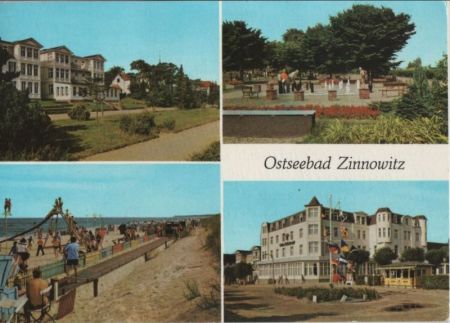 Zinnowitz - u.a. Promenade der Völkerfreundschaft - 1982 Zinnowitz - u.a. Promenade der Völkerfreundschaft - 1982
